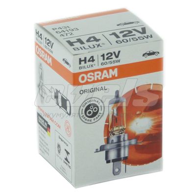 Лампа "OSRAM" 12v H4 60/55W (P43t) STANDARD_ — основное фото