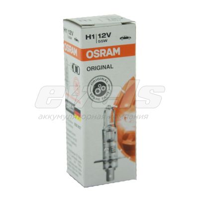 Лампа "OSRAM" 12v H1 55W (P14.5s) STANDARD — основное фото