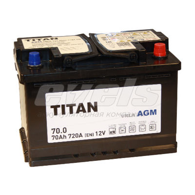 TITAN AGM 6ст-70.0 VRLA L3 евро — основное фото